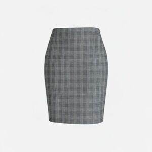 ✨ ELLE Gray Plaid Pencil Skirt | Career Workwear | Size M ✨